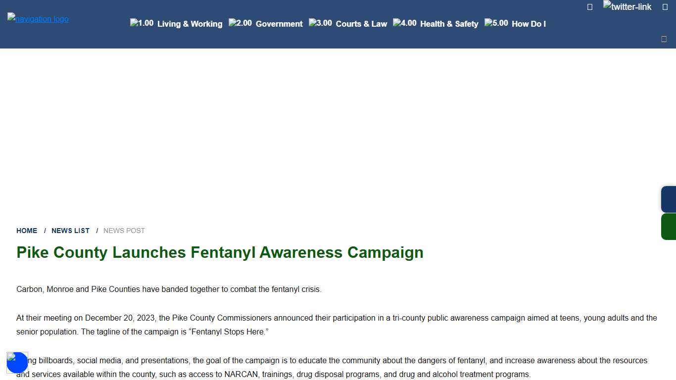 Pike County Launches Fentanyl Awareness Campaign